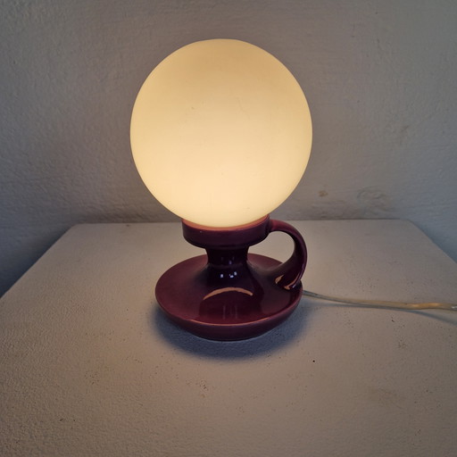 Lampada viola della Germania Ovest