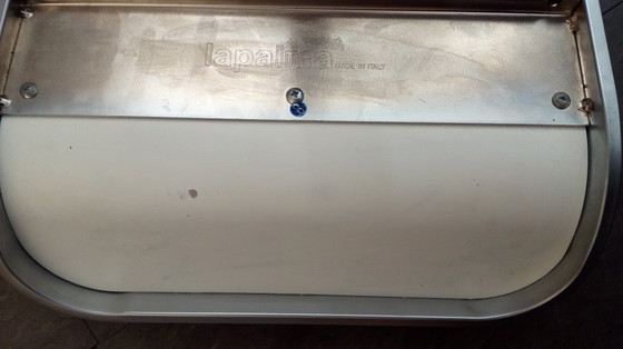 Image 1 of 2 pieces Lapalme LEM bar stools, height adjustable, swivel, white seat.