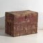 Baule cinese antico dipinto in legno di pino – Cina, circa 1920 – Armadi contenitori, Industrieel (photo 7 of 40)