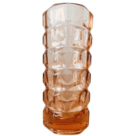 Image 1 of Vase vintage Rosaline Luminarc en verre rose des années 1960