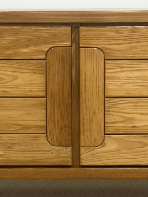 Groot vintage dressoir van Chauvin S.A. – jaren 70 – high boards, Wood (photo 2 of 11)