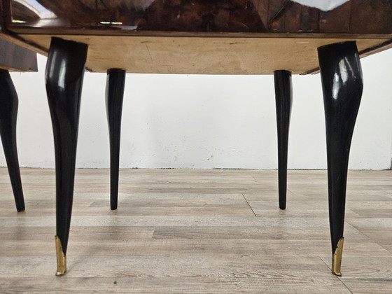 Paar Nachttische aus Mahagoni im Mid-Century-Stil der 1960er Jahre mit doppelten Glasplatten – Wood (photo 19 of 21)