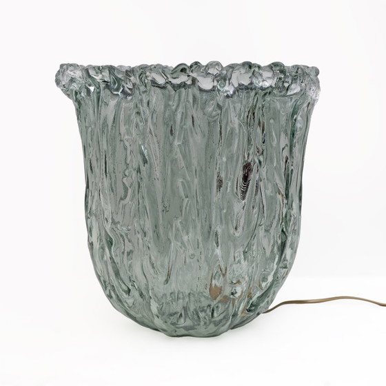 Image 1 of Coppia di tavolini in vetro di Murano color acquamarina di Tokujin Yoshioka