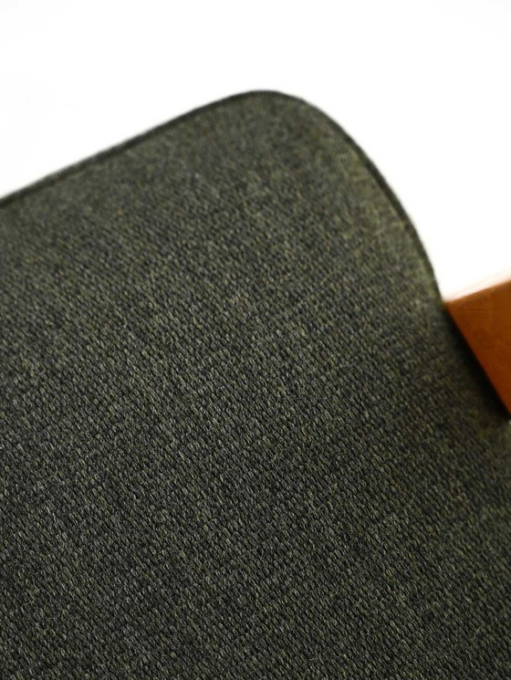 Image 1 of Coppia di poltrone in faggio con rivestimento grigio