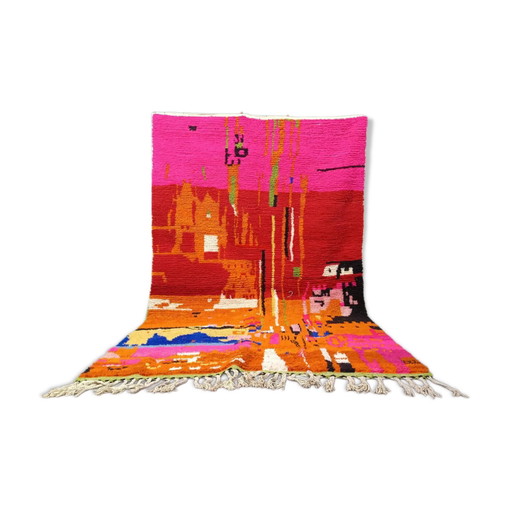 Traditioneller handgefertigter Teppich 250cm x 150cm Marokkanisch