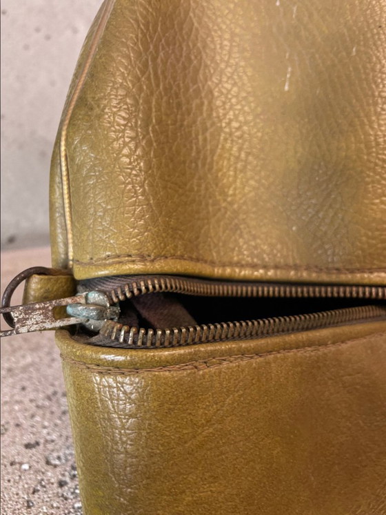Image 1 of Borsa da golf vintage in similpelle invecchiata