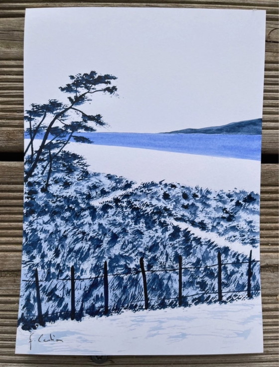 Image 1 of Artist's sketch on paper, 21x15cm