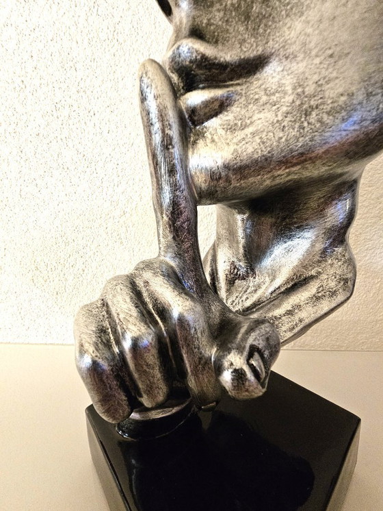 Image 1 of Sculpture moderne « Silence » d'après Salvador Dalí