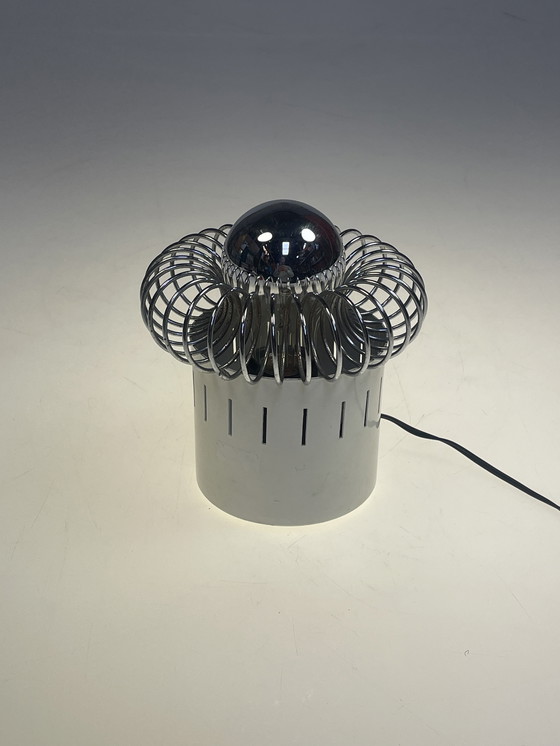 Image 1 of Lampe de table vintage de l'ère spatiale, Philippe Rogier, Oxar, France 1970's