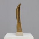 Organic handmade wooden sculpture by Morales, 20th century