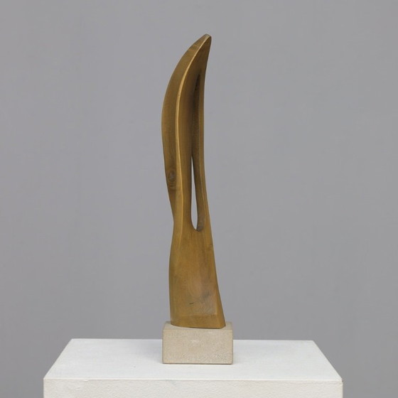 Image 1 of Organic handmade wooden sculpture by Morales, 20th century
