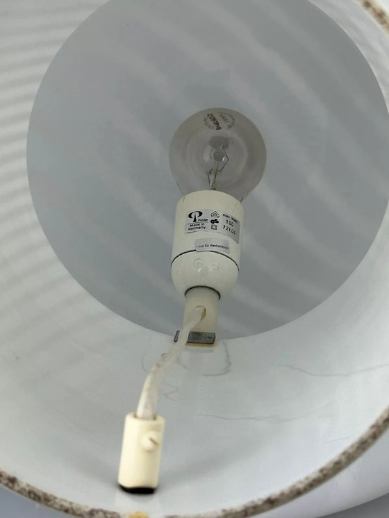 Image 1 of XL 60's 70's Peill & Putzler Germany Lampe de table Mushroom verre Space Age