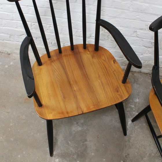 Image 1 of Coppia di sedie da ponte in stile scandinavo vintage