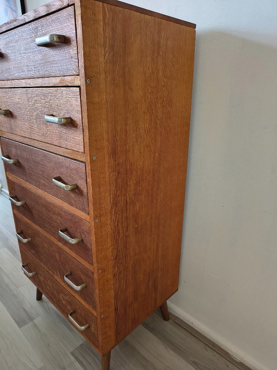 Image 1 of Mid-Century Ladekast – Massief Hout – Jaren 60 Deens Design