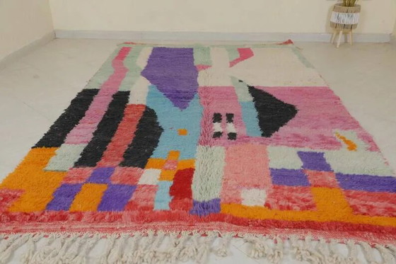 Azilal Berber vloerkleed geweven in wol 200cmx300cm – Vloerkleden en tapijten, Wool, Bohemian (photo 8 of 10)