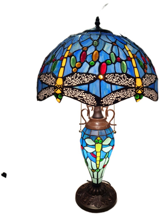 Image 1 of Beautiful Tiffany-style table lamp 73x40
