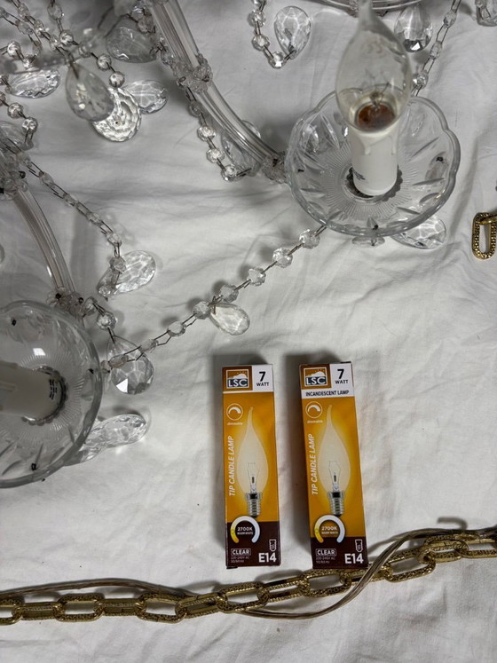 Vintage Chandelier – Plastic, Metal (photo 4 of 6)
