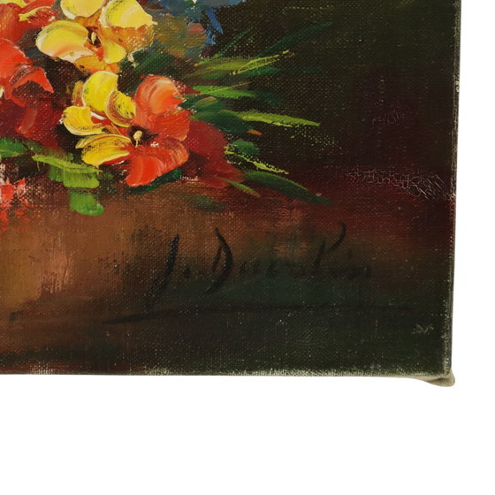 Image 1 of Bunte Blumen Stilleben Malerei