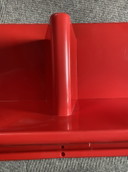 Ikea Kämpe shelf in red vintage
