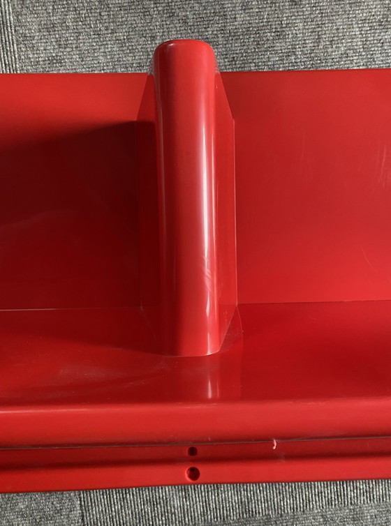 Image 1 of Ikea Kämpe shelf in red vintage