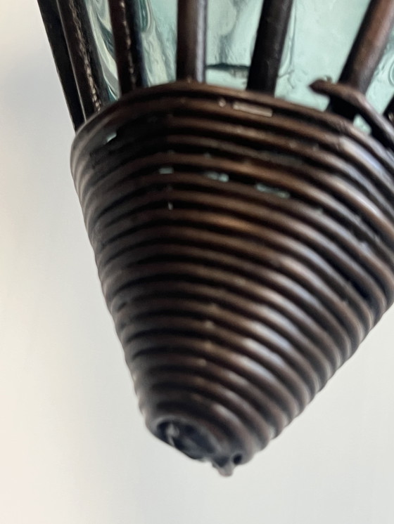 Image 1 of Venezianische mundgeblasene Glaslampe