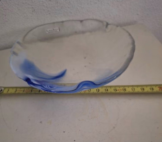 Kosta Boda Glazen Schaal Met Blauwe Accenten – Servies, Glass (photo 6 of 7)