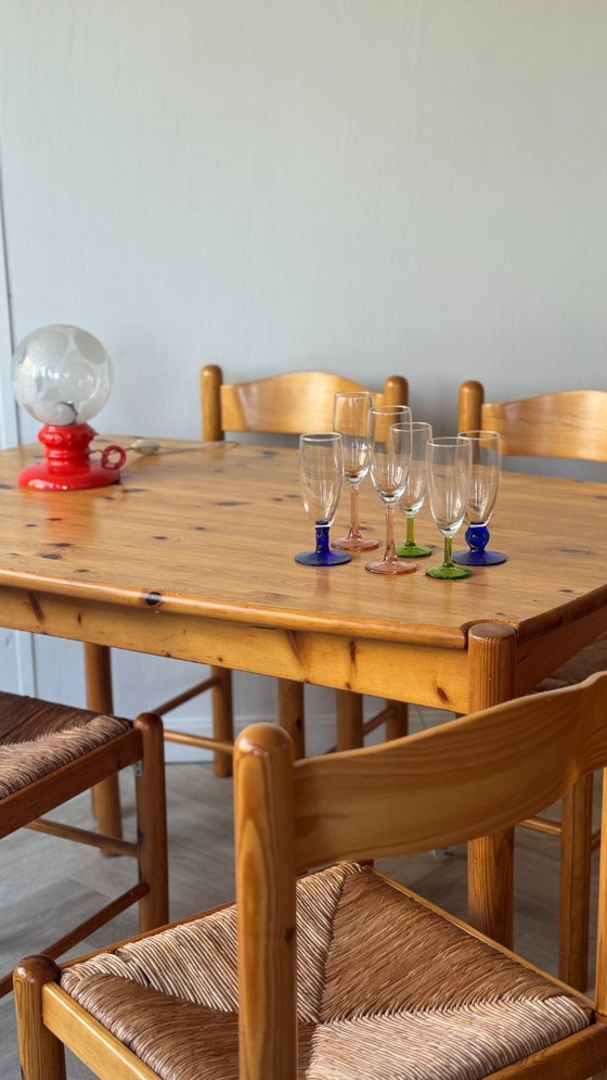 Image 1 of Vintage pine dining table