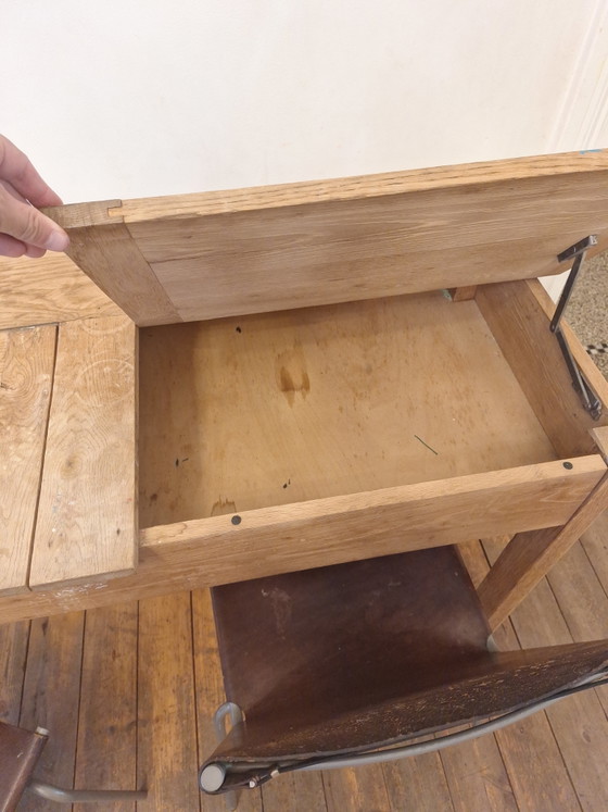 Autentica scrivania scolastica in legno per bambini – Scrivanie, Wood (photo 4 of 5)