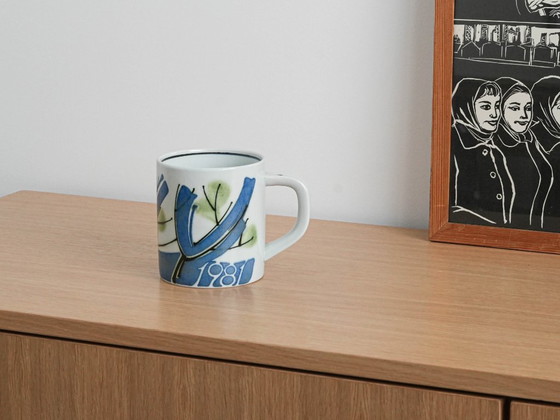 Image 1 of Tazza in porcellana, design danese, 1981, designer: Mogens Andersen, produzione: Royal Copenhagen