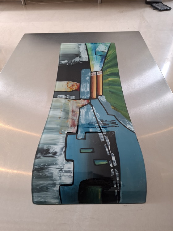 Image 1 of Bellissima ciotola in vetro di design 70 x 24 cm.