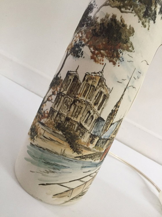 Lampada in Ceramica Artigianale Cazalas – Lampade da tavolo, Textile (photo 3 of 17)