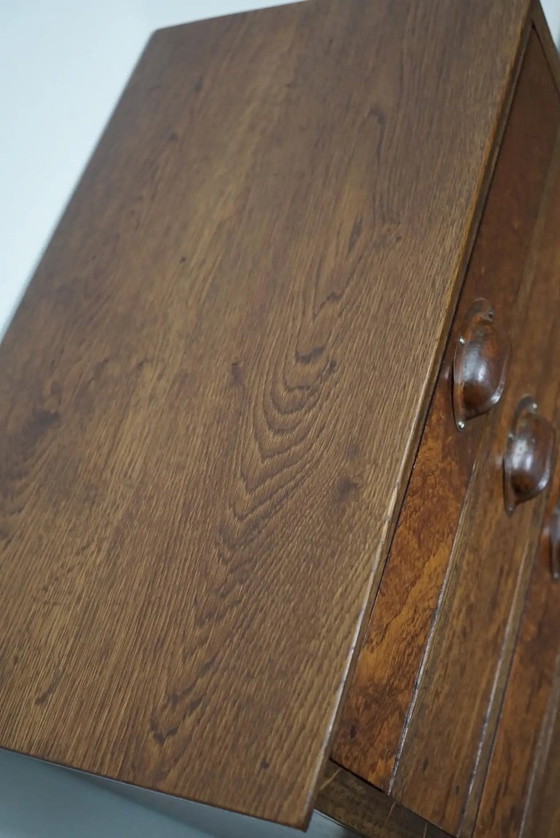 Image 1 of Duitse eiken apothekerskast, midden 20e eeuw