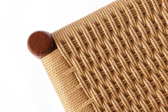 Image 1 of Sedia Niels Otto Møller, modello 75 (anni '50) – con riparazione – design danese vintage di metà secolo con nuova seduta in 