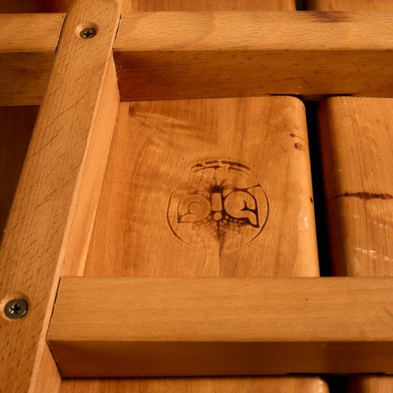 Image 1 of MK10590 Set da pranzo in legno di ontano di Erwin Berghammer per Team 7, Set di 7