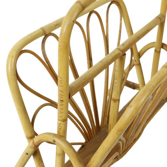 Image 1 of Portariviste in rattan stile boho anni Sessanta