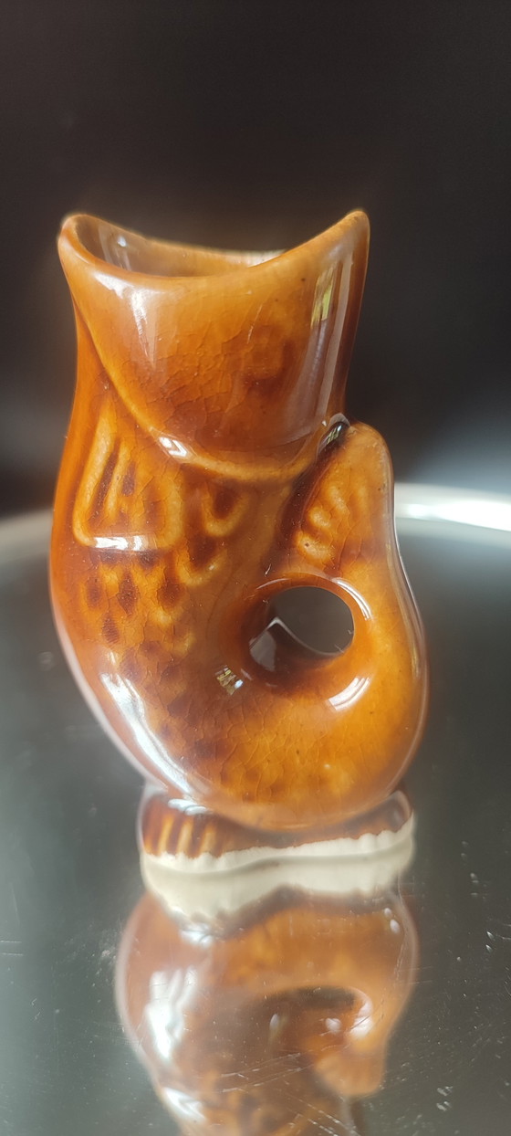 Image 1 of Service "Poisson" Céramique Ambrée Vintage époque URSS