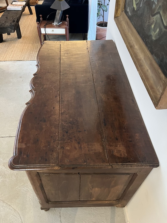 Image 1 of Commode arbalète XVIII ème 