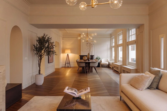 Image 1 of Set of 2 x Audo Copenhagen Plinth Low coffee table marble