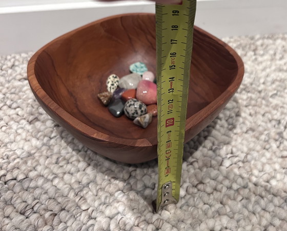 Image 1 of Vintage 1960s Teak bowl