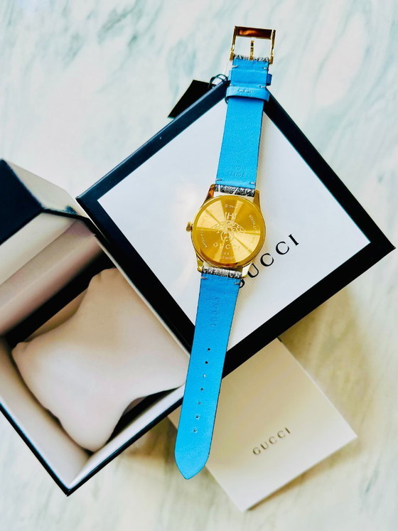 Image 1 of Gucci G-Timeless YA1264167 Donald Duck Gold PVD 38mm Unisex-Uhr