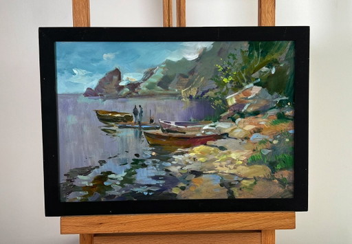 Bateaux sur le rivage
