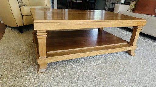 Salontafel kersenhout naar model van Frank Lloyd Wright