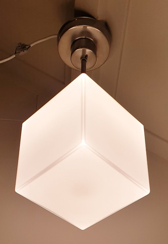 Image 1 of 2 Art Deco GISO (Gispen) hanglampen Kubus