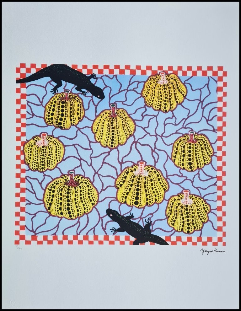 After Yayoi Kusama, Black Lizards, Lithograph, 1990s | €450 | Whoppah