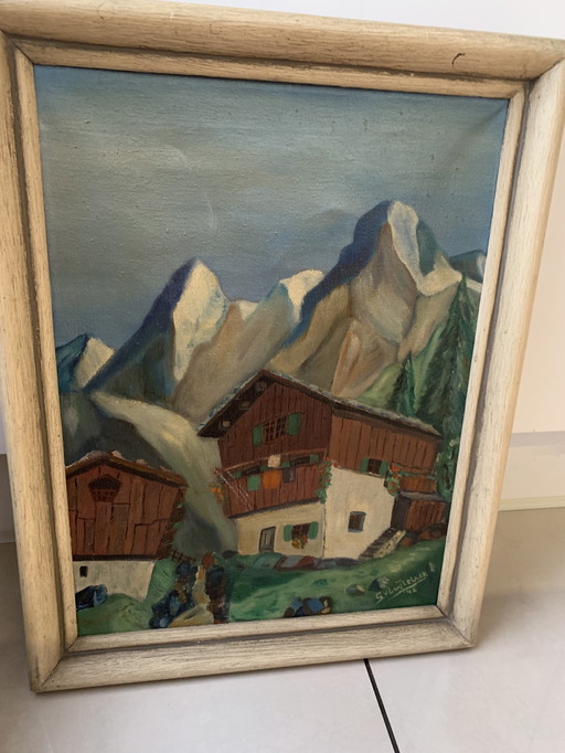 Olieverf Schilderij