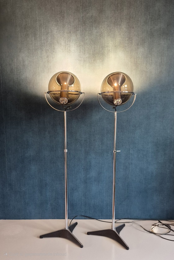 Image 1 of Vintage Raak Globes / 1960s / Design By F. Ligtelijn