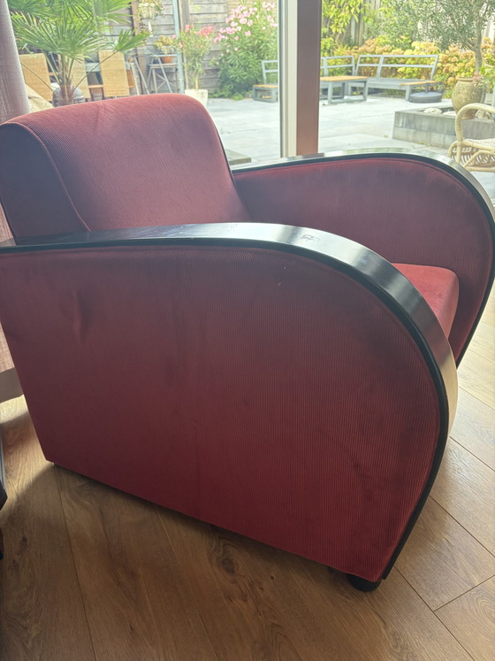 Poltrona Art Déco Rooker Dutch Seating Company – Sedie e poltrone, Textile, Wood (photo 3 of 6)