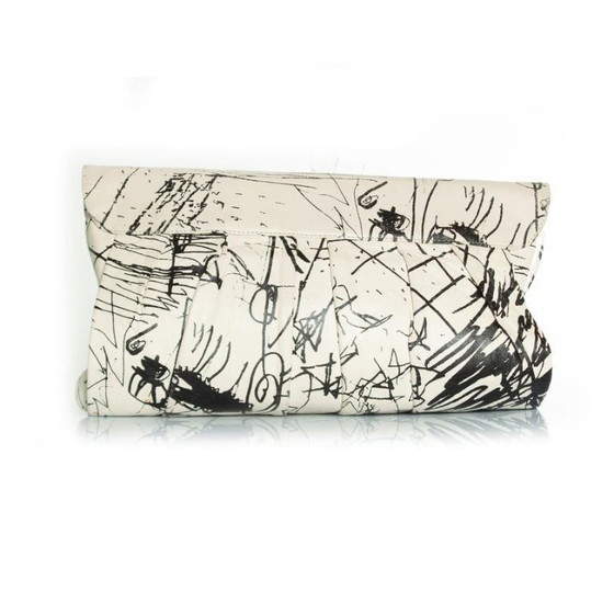 Image 1 of Giuseppe Zanotti, pochette bianca e nera