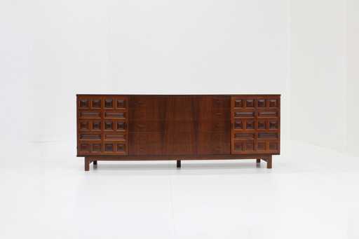 Spanisches brutalistisches Sideboard