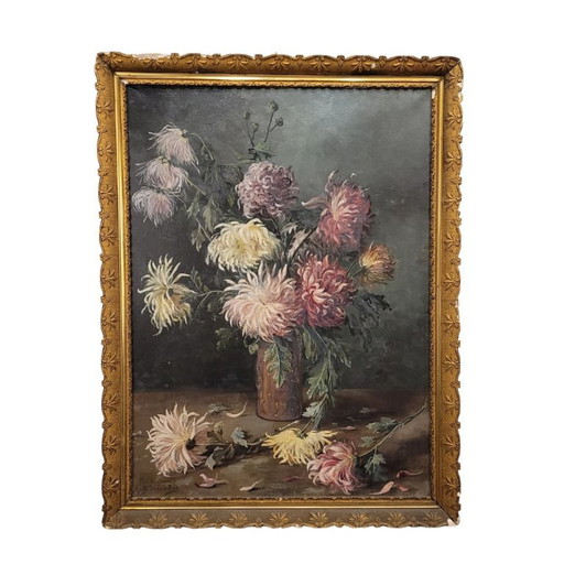 “Fleurs d’automne” Marthe Danard Puig, s. XX – Francia